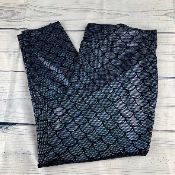 torrid Pants - Torrid Mermaid Leggings in Black/Blue/Purple